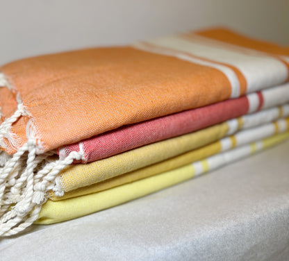 Telo Mare Fouta Classic Arancio