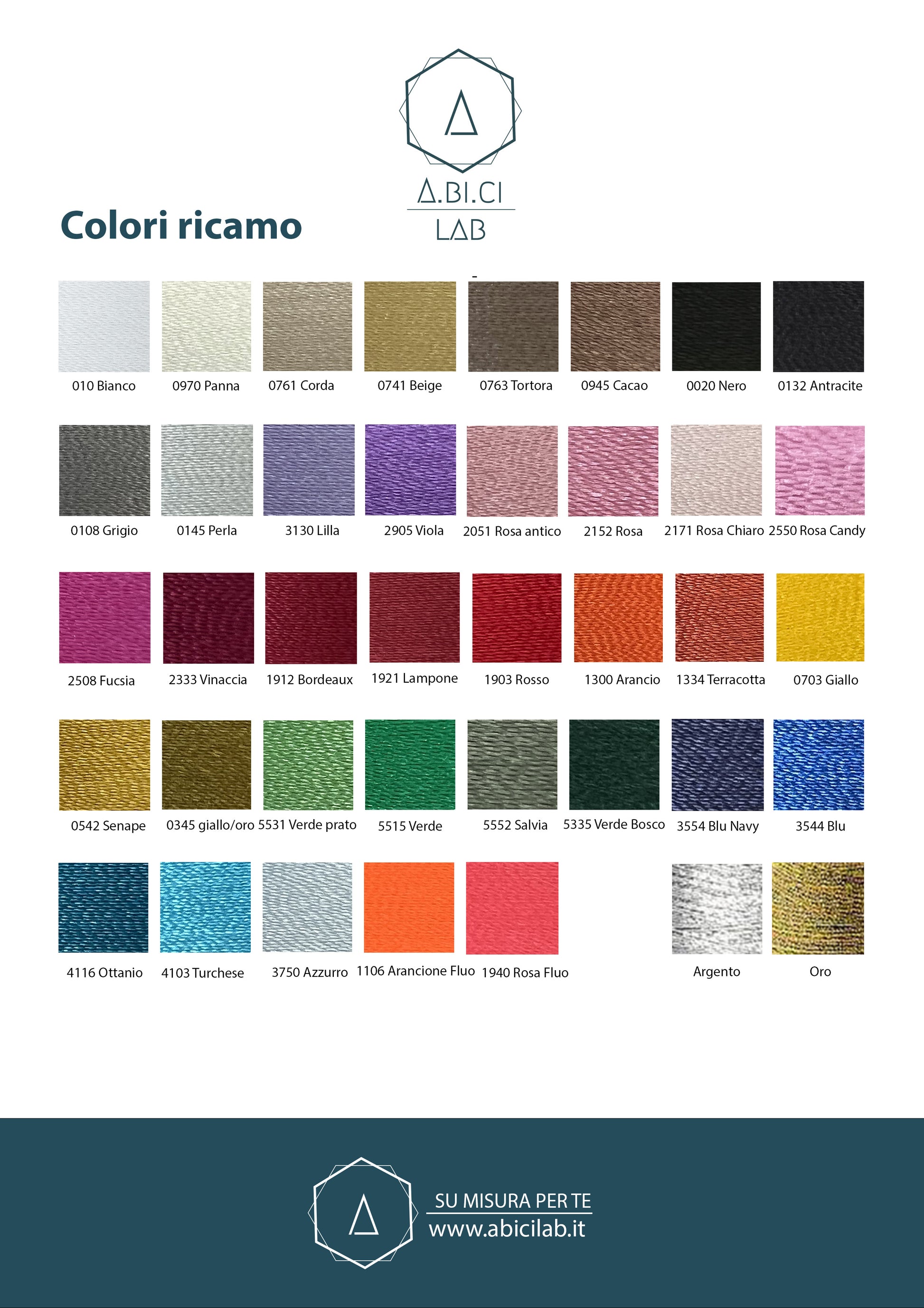 Tovaglietta americana Lino lavato con personalizzazione 35x50 cm - A.Bi.Ci. Lab
