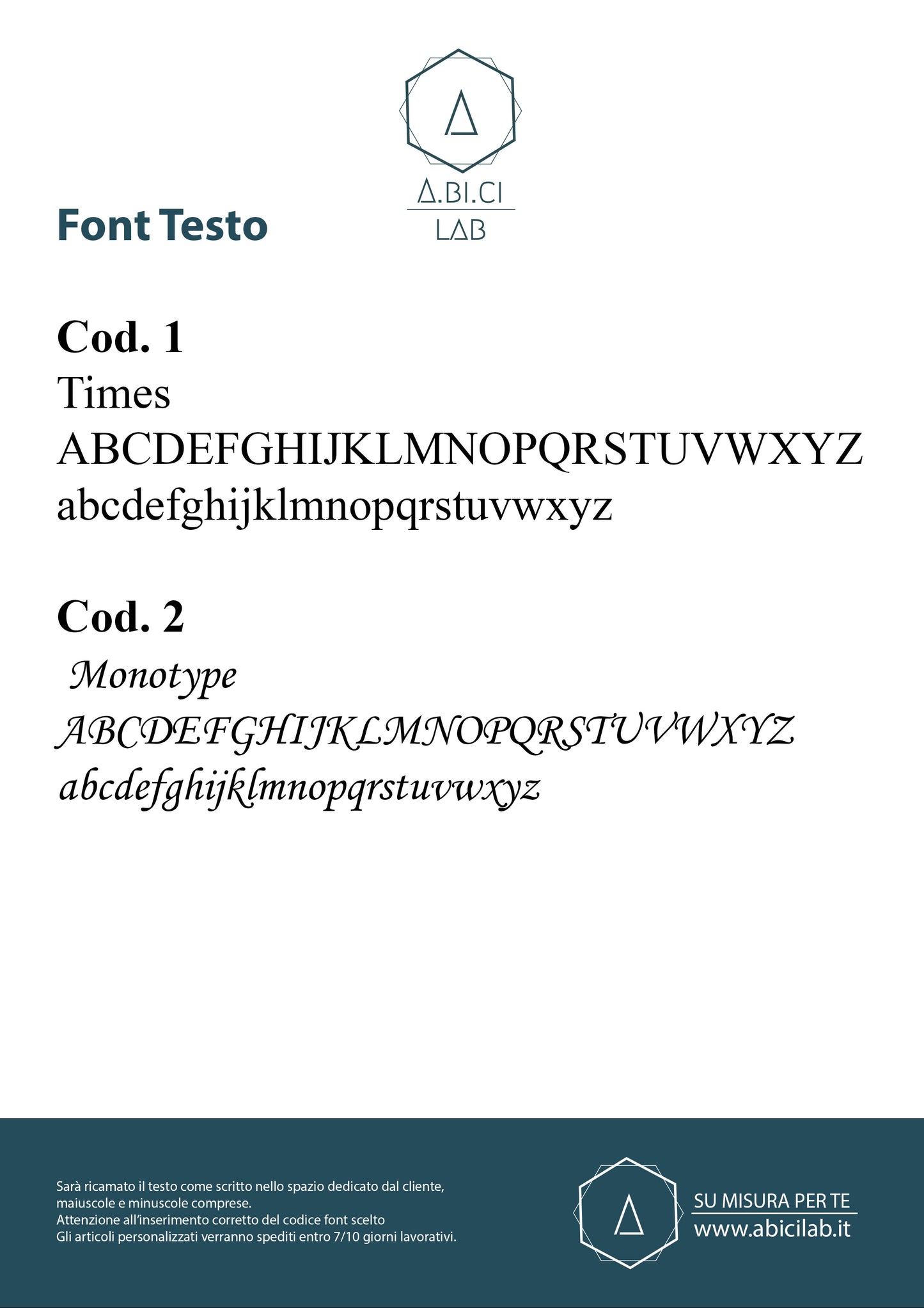 Coppia asciugamani spugna Tinta unita con personalizzazione - A.Bi.Ci. Lab